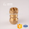 LL-BF-0007 brass equal coupling